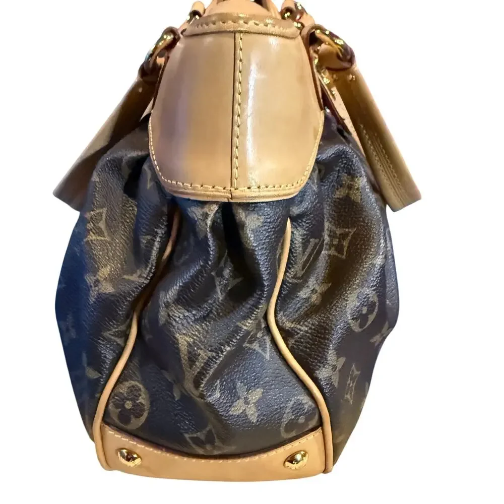Louis Vuitton Boétie MM Monogram Canvas Shoulder Bag with Dust Bag